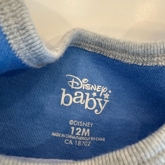 4/20$ Disney baby blue Mickey Mouse short romper size 12 months - Picture 3 of 5